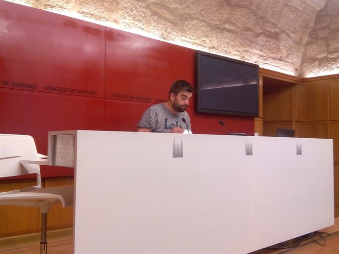 El concejal de Medio Rural del Ayuntamiento de Santiago, Rafa Peña