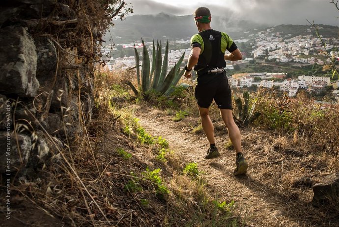Foto ganadora del concurso de fotos de la carrera Teror Trail