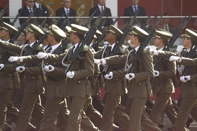 Desfile Día de la Hispanidad, Fiesta Nacional, 12 de Octubre