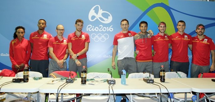 Rueda de prensa del atletismo en Río 2016