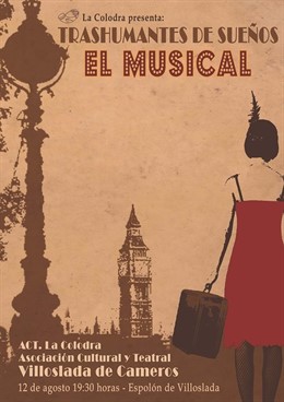 Cartel 'Trashumantes de sueños. El Musical' de La Colodra