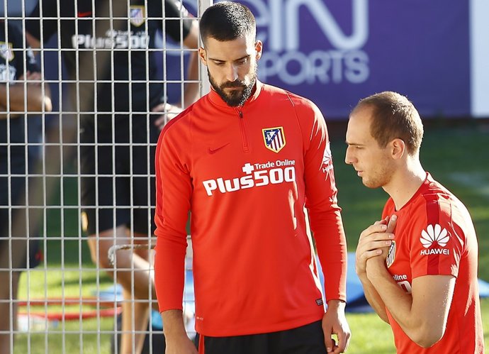 Miguel Ángel Moyá, Entrenamiento Atlético de Madrid