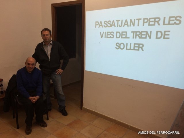 Andreu Palau y el vicepresidente de AAFIB, Gabriel Cañellas