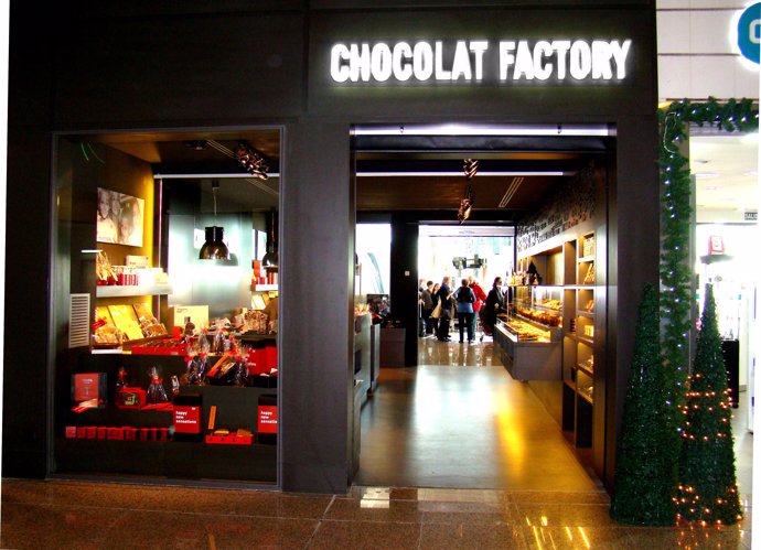 Tienda de Chocolat Factory en la T2 del Aeropuerto de El Prat
