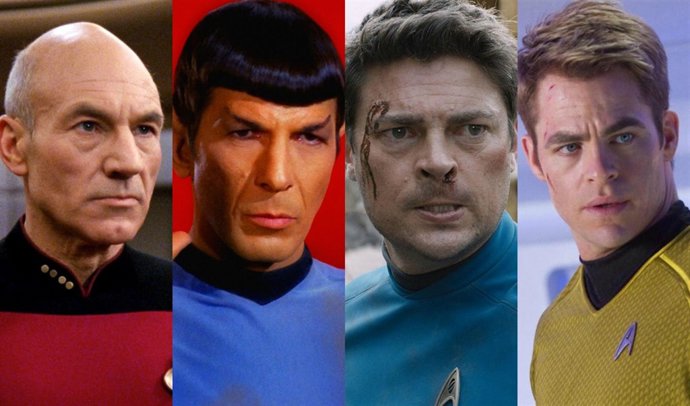 Collage personajes Star Trek