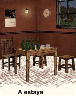 Portada de la novela 'A Estaya', de Sidoro Villa. 