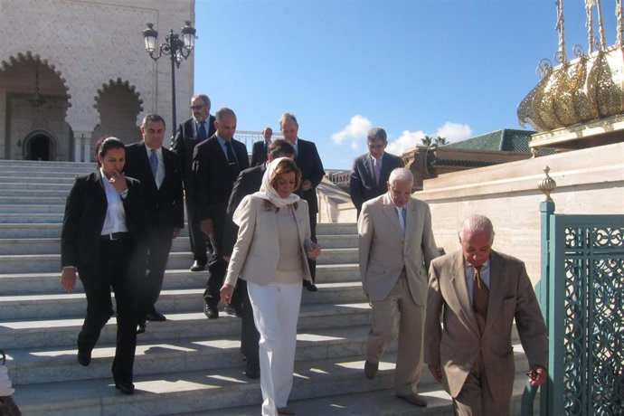 Susana Díaz, durante su visita a Marruecos