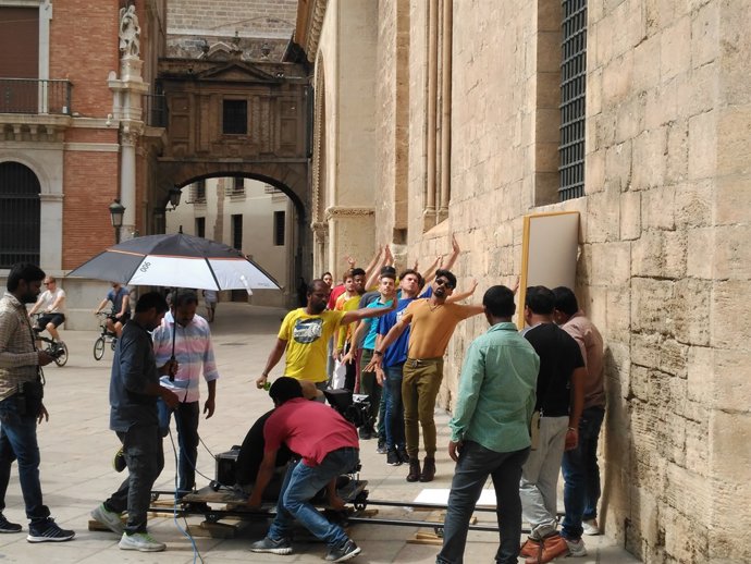 Rodaje de Bollywood en Valencia