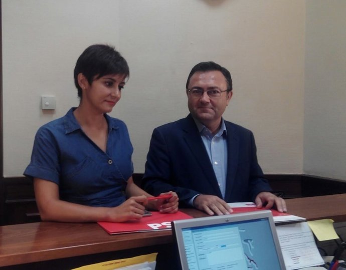 Los socialistas Isabel Rodríguez y Miguel Angel Heredia