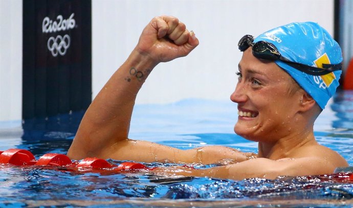 La nadadora española Mireia Belmonte en Río 2016