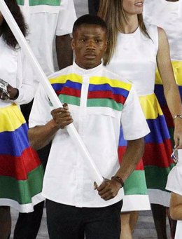 Jonas Junius, abanderado de Namibia en los Juegos Olímpicos