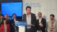 PP vasco dice que la Fiscalía "avala" que Otegi no puede ser candidato