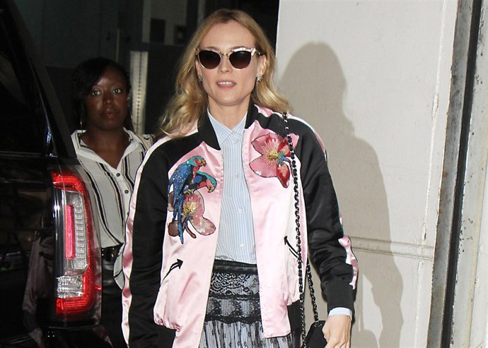 Diane Kruger con bomber/ Cordon Press