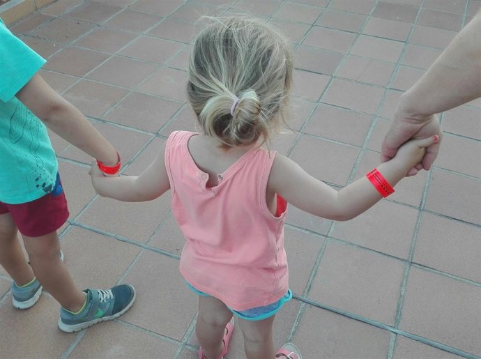 Pulseras identificativas para niños en activiades multitudinarias