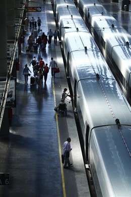 Estación de Atocha de Madrid, trenes, RENFE