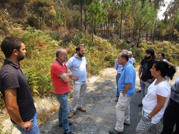 Xoaquín Fernández Leiceaga visita Cabo Vilán y Fisterra.