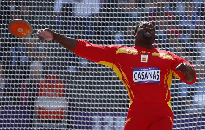 Frank Casañas, discóbolo español en los Juegos de Londres 