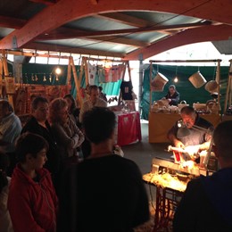 Un momento de la celebración de los talleres.
