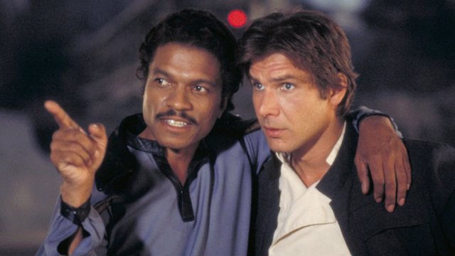 Lando y Han Solo en Star Wars