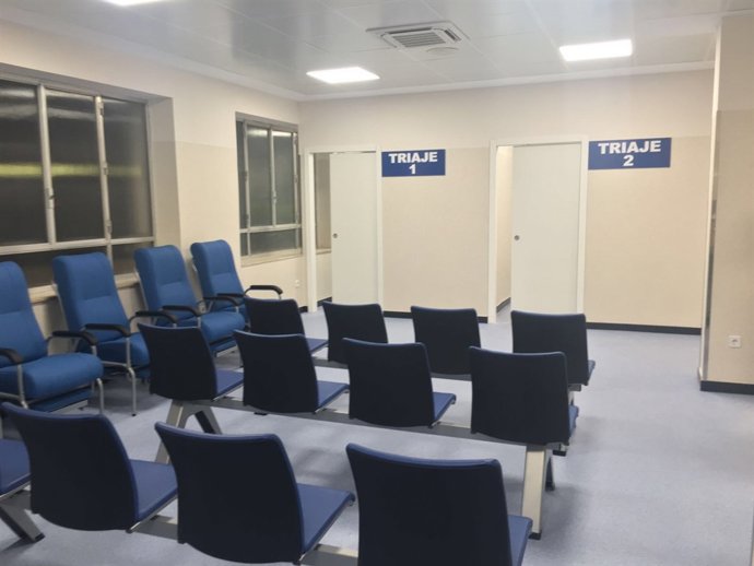 Nueva zona de triaje en Urgencias del Regional de Málaga