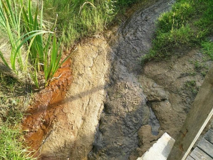 Vertido, residuos en Canallave (Piélagos)