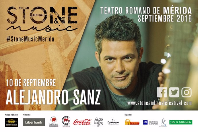 Alejandro Sanz en el Stone and Music Festival