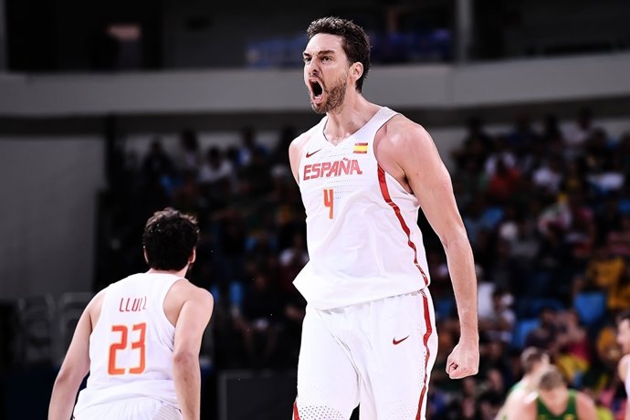 Pau Gasol con España en los Juegos Olímpicos