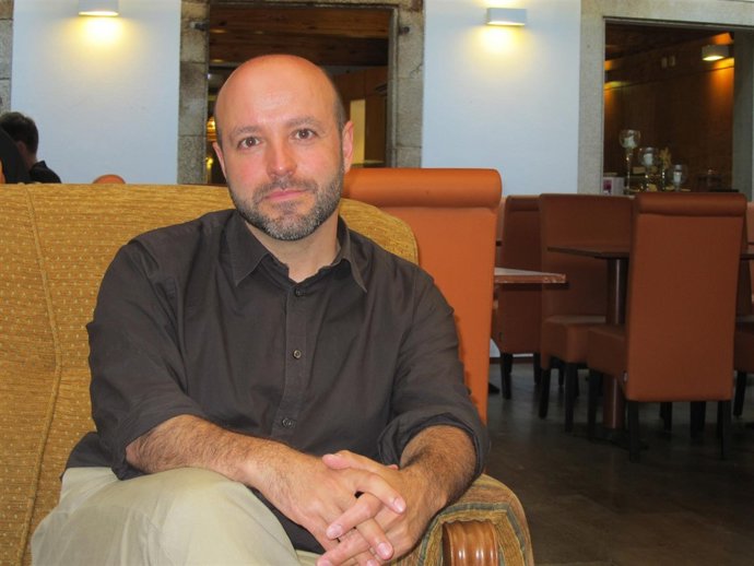 El candidato de En Marea a la Presidencia de la Xunta, Luís Villares