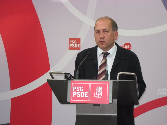El candidato socialista a la Presidencia de la Xunta, Xoaquín Fernández Leiceaga