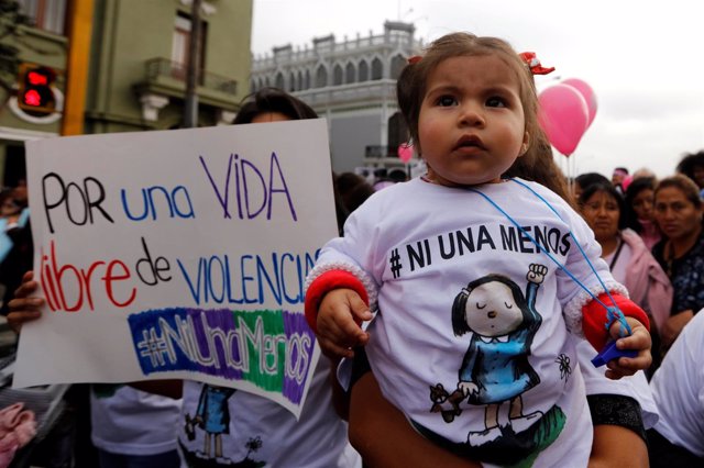 Marcha contra la violencia Machista en Perú
