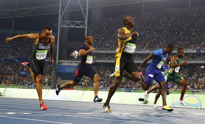 Usain Bolt gana los 100 metros en los Juegos Olímpicos