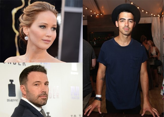 Jennifer Lawrence, Ben Affleck y Joe Jonas