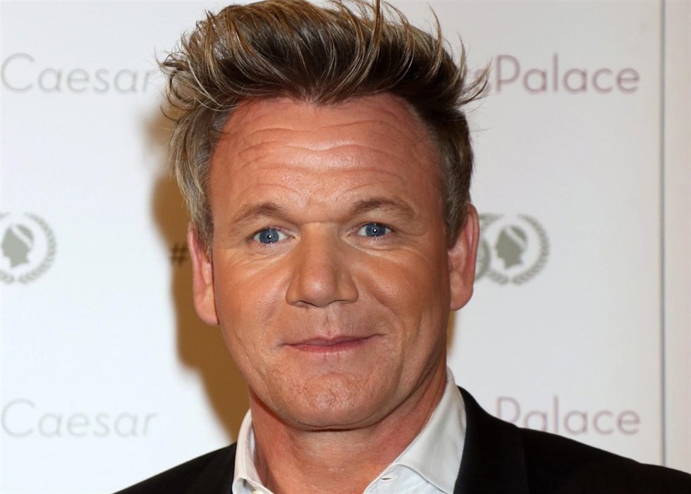 Gordon Ramsey en el 50 aniversario del Caesars Palace 