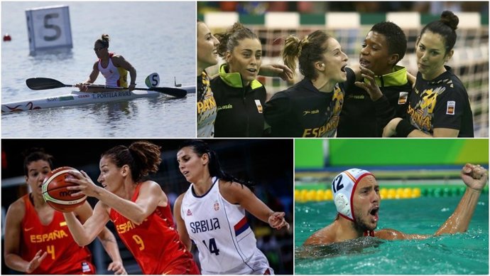 Teresa Portela balonmano baloncesto femenino waterpolo masculino Río