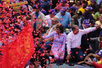 El rey emérito Juan Carlos I llega a Santo Domingo para asistir a la investidura de Medina