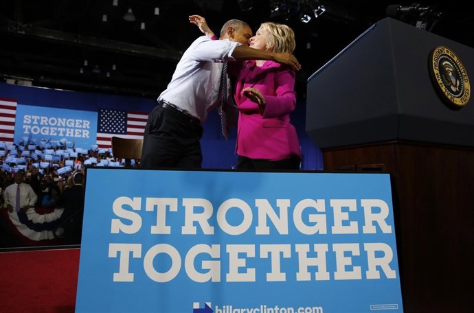 Barack Obama y Hillary Clinton