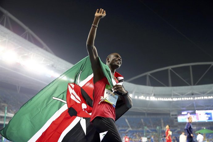 David Rudisha, campeón olímpico de 800 metros en Río
