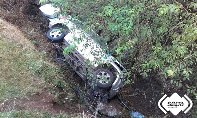 Accidente de tráfico en Grao. 