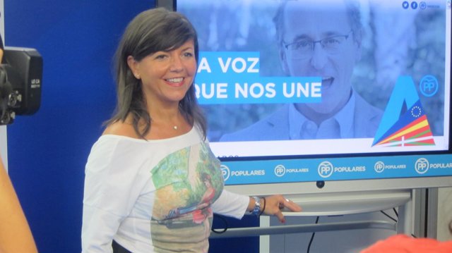 Nerea Llanos, secretaria general del PP vasco