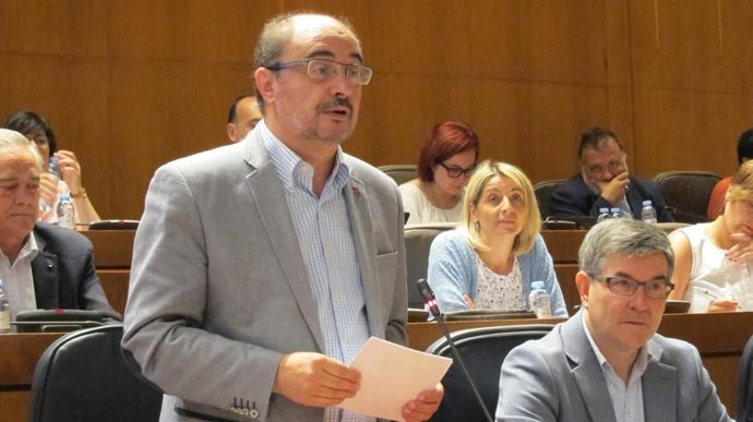 El presidente de Aragón, Javier Lambán.