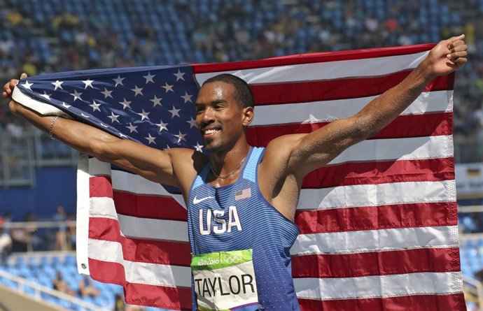 Christian Taylor, campeón olímpico de triple salto en Río