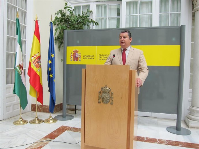El delegado del Gobierno en Andalucía, Antonio Sanz