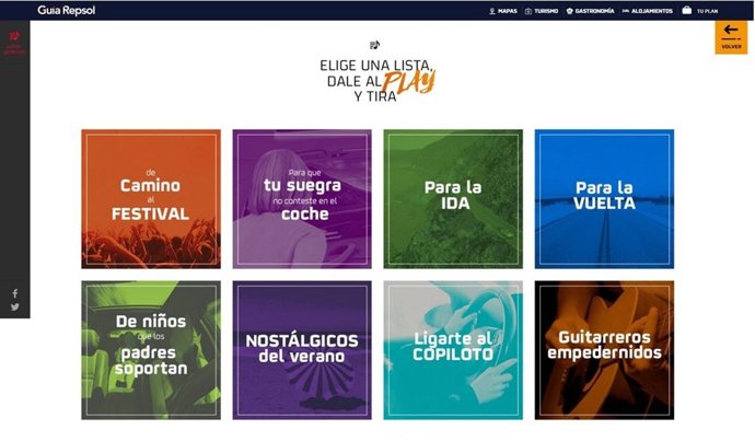 Guía repsol playlist
