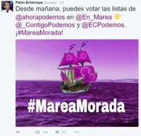 Una miembro del Consello Cidadán de Podemos Galicia carga contra Echenique