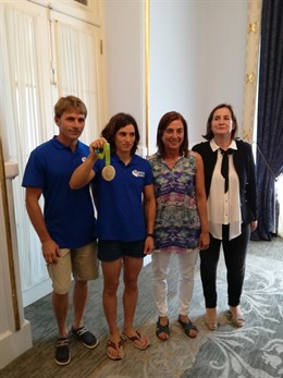 Chorraut luce su oro en San Sebastián.