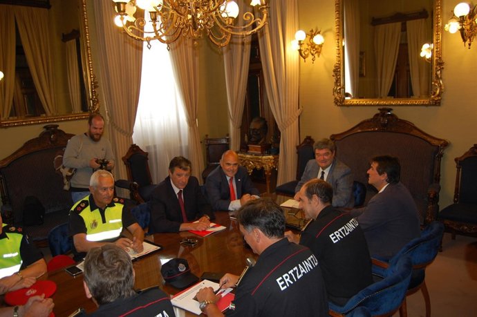 Reunión Junta de Seguridad Aste Nagusia de Bilbao