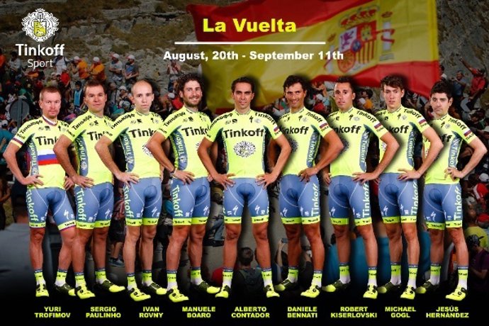 Equipo Tinkoff para la Vuelta a España 2016