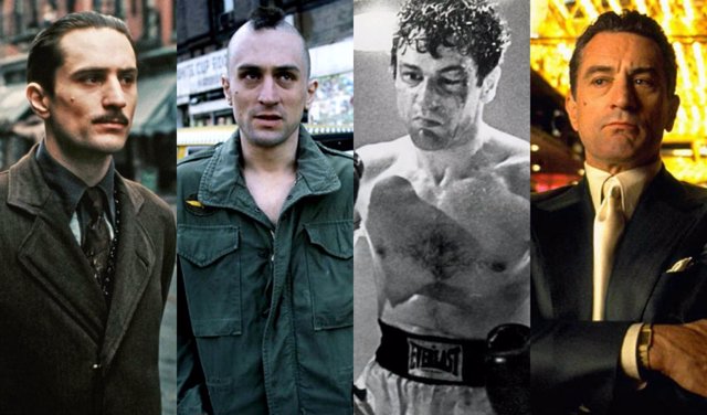 Collage personajes Robert de Niro