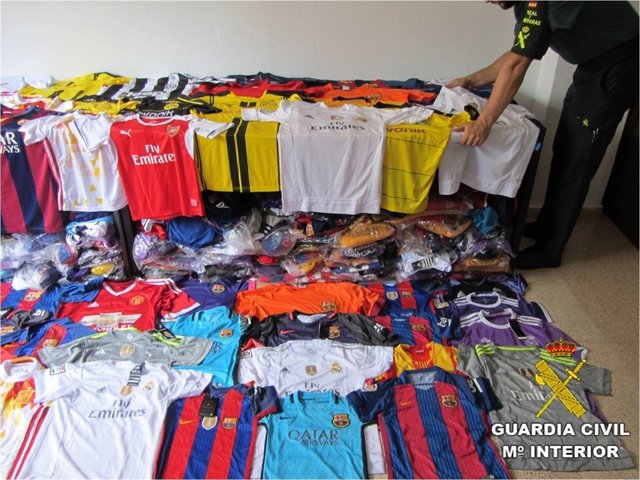Algunas de las prendas intervenidas