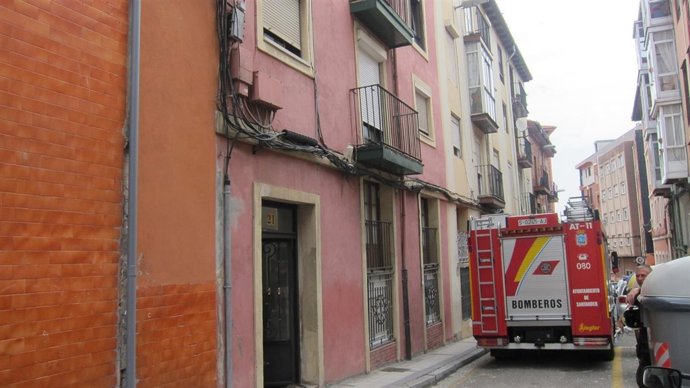 Explosión de gas en San Celedonio 